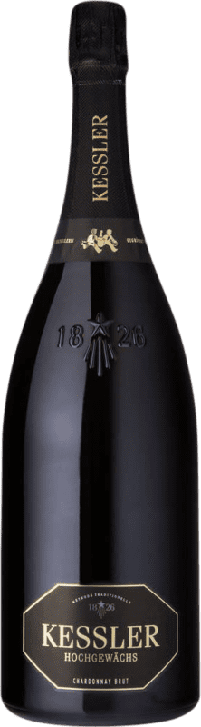 97,95 € 免费送货 | 白起泡酒 Kessler Sekt Hochgewächs 德国 Chardonnay — 莎当妮 双大瓶 — Jeroboam-Double Magnum 3 L