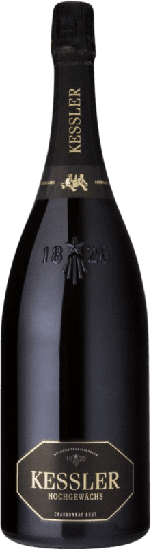 43,95 € Envio grátis | Espumante branco Kessler Sekt Hochgewächs Alemanha Chardonnay Garrafa Magnum 1,5 L