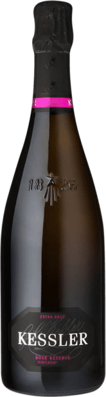 21,95 € Envío gratis | Espumoso rosado Kessler Sekt Vintage Rosé Reserva Alemania Pinot Negro Botella 75 cl