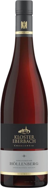 42,95 € Бесплатная доставка | Красное вино Kloster Eberbach Assmannshäuser Höllenberg Crescentia Trocken — Сухое Spätlese — Поздний сбор Q.b.A. Rheingau Rheingau Германия Pinot Noir — Пино Нуар 75 cl