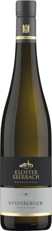 22,95 € Envio grátis | Vinho branco Kloster Eberbach Steinberger Crescentia Seco Q.b.A. Rheingau Rheingau Alemanha Riesling Garrafa 75 cl