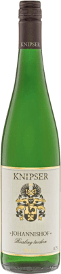 15,95 € Free Shipping | White Wine Knipser Johannishof Trocken — Dry Q.b.A. Pfälz Pfälz Germany Riesling 75 cl