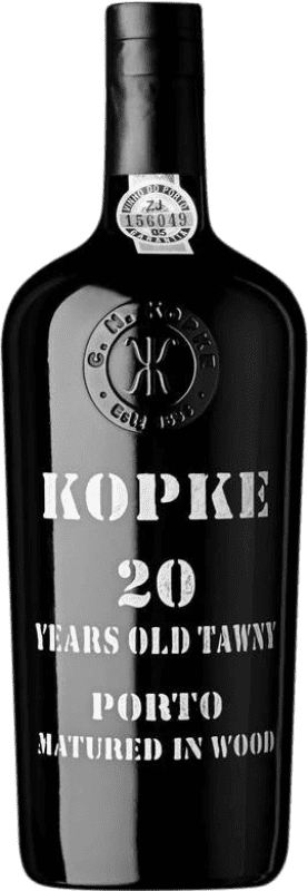 89,95 € Spedizione Gratuita | Vino Liquoroso Kopke I.G. Douro Douro Portogallo Touriga Franca, Touriga Nacional, Tinta Roriz 20 Anni 75 cl