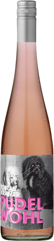 11,95 € Free Shipping | Rosé wine Krämer Straight Pudelwohl Rosé Q.b.A. Rheinhessen Rheinhessen Germany Merlot, Pinot Black Bottle 75 cl