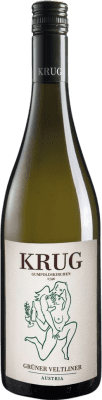 19,95 € 送料無料 | 白ワイン Krug D.A.C. Thermenregion オーストリア Grüner Veltliner ボトル 75 cl