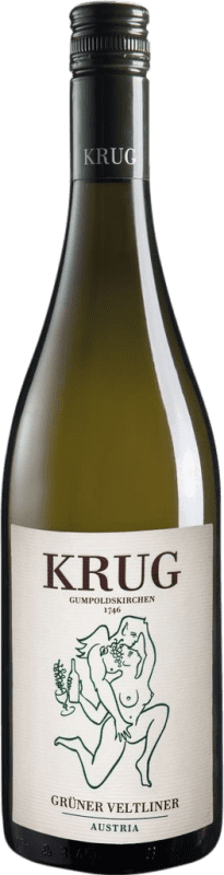 21,95 € Envío gratis | Vino Blanco Krug D.A.C. Thermenregion Austria Grüner Veltliner 75 cl