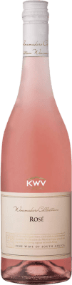 12,95 € Free Shipping | Rosé wine KWV Shiraz Rosé W.O. Western Cape Western Cape South Coast South Africa Syrah Bottle 75 cl