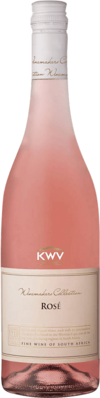 10,95 € Kostenloser Versand | Roséwein KWV Shiraz Rosé W.O. Western Cape Western Cape South Coast Südafrika Syrah Flasche 75 cl