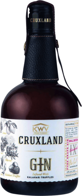 39,95 € Envio grátis | Gin KWV Cruxland London Dry Gin África do Sul Garrafa 70 cl