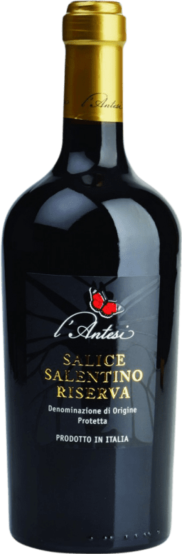 22,95 € 免费送货 | 红葡萄酒 L'Antesi 珍藏 D.O.C. Salice Salentino 意大利 Malvasia — 玛尔瓦西亚, Negroamaro — 黑阿玛罗 75 cl