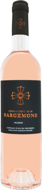 17,95 € 送料無料 | ロゼワイン La Bargemone Commanderie Rosé A.O.C. Coteaux d'Aix-en-Provence プロヴァンス フランス Grenache, Nebbiolo, Cinsault ボトル 75 cl