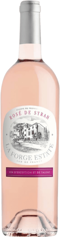 12,95 € 免费送货 | 玫瑰酒 La Forge Rosé I.G.P. Vin de Pays d'Oc 波尔多 法国 Syrah 瓶子 75 cl