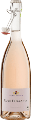 11,95 € Envío gratis | Espumoso rosado La Jara Mareno di Piave Villa Maria Carla Bügelverschl Frizzante Rosé Italia Nebbiolo, Glera Botella 75 cl