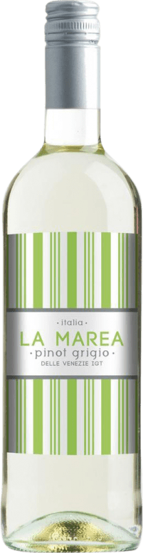 8,95 € Free Shipping | White wine La Marea I.G.T. Terre Siciliane Venecia Italy Pinot Grey Bottle 1 L