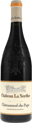 72,95 € Бесплатная доставка | Красное вино La Nerthe Rouge A.O.C. Châteauneuf-du-Pape Рона Франция Grenache, Monastrell, Nebbiolo, Mourvèdre бутылка 75 cl