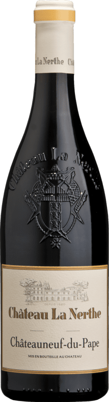 61,95 € Free Shipping | Red Wine Château La Nerthe A.O.C. Châteauneuf-du-Pape Rhône France Garnacha — Grenache, Monastrell, Nebbiolo, Mourvèdre Bottle 75 cl