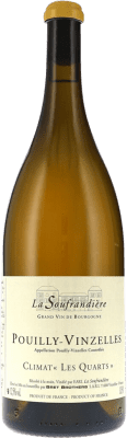 172,95 € Бесплатная доставка | Белое вино La Soufrandière Climat les Quarts A.O.C. Pouilly-Vinzelles Бургундия Франция Chardonnay — Шардоне Бутылка Магнум 1,5 L