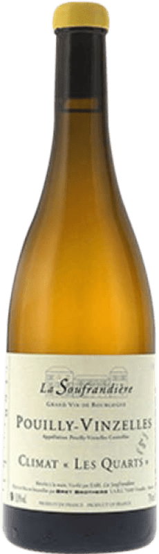 75,95 € 免费送货 | 白酒 La Soufrandière Climat les Quarts Zen A.O.C. Pouilly-Vinzelles 勃艮第 法国 Chardonnay 瓶子 75 cl