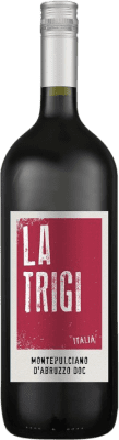11,95 € 免费送货 | 红酒 La Trigi D.O.C. Montepulciano d'Abruzzo 阿布鲁佐 意大利 Montepulciano 瓶子 Magnum 1,5 L