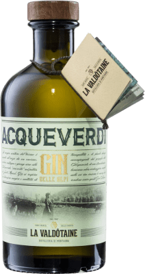 46,95 € Spedizione Gratuita | Gin La Valdôtaine Acqueverdi Gin Italia Bottiglia 70 cl