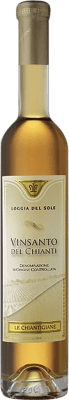 29,95 € Бесплатная доставка | Креплёное вино Le Chiantigiane Loggia del Sole Vin Santo I.G.T. Toscana Тоскана Италия Malvasia — Мальвасия, Trebbiano — Треббиано Средняя бутылка 50 cl