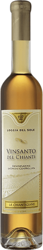 29,95 € 送料無料 | 酒精強化ワイン Le Chiantigiane Loggia del Sole Vin Santo I.G.T. Toscana トスカーナ イタリア Malvasia — マルヴァジア, Trebbiano — トレッビアーノ ミディアムボトル 50 cl
