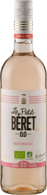 9,95 € 免费送货 | 玫瑰酒 Le Petit Béret Prestige Rosé Occitania 法国 Grenache, Cinsault 瓶子 75 cl 不含酒精