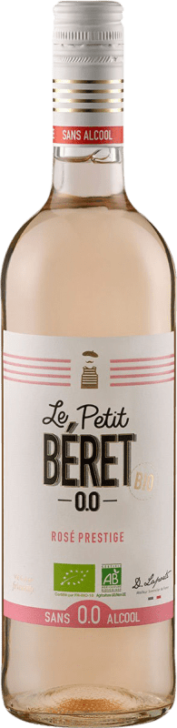 9,95 € 免费送货 | 玫瑰酒 Le Petit Béret Prestige Rosé Occitania 法国 Grenache, Cinsault 瓶子 75 cl 不含酒精