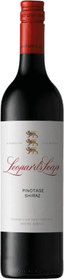 8,95 € 免费送货 | 红酒 Leopard's Leap Pinotage Shiraz Franschhoek 南非 Nebbiolo, Pinotage 瓶子 75 cl