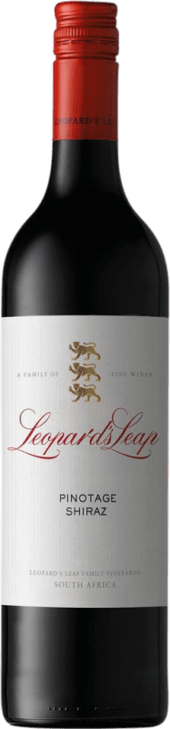 8,95 € Бесплатная доставка | Красное вино Leopard's Leap Pinotage Shiraz Franschhoek Южная Африка Nebbiolo, Pinotage бутылка 75 cl