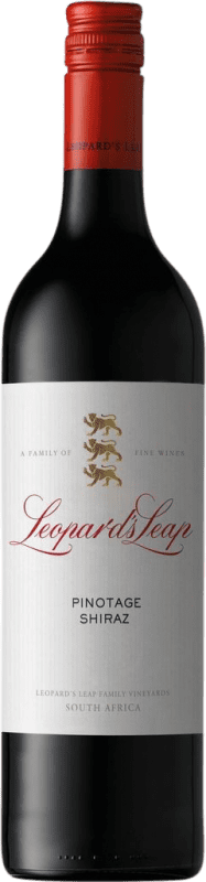 9,95 € Envio grátis | Vinho Tinto Leopard's Leap Pinotage Shiraz Franschhoek África do Sul Nebbiolo, Pinotage 75 cl