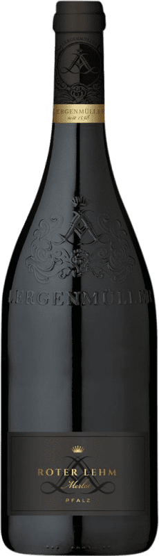 24,95 € Spedizione Gratuita | Vino Rosso Lergenmüller Roter Lehm Trocken — Secco Q.b.A. Pfälz PFALZ Germania Merlot 75 cl