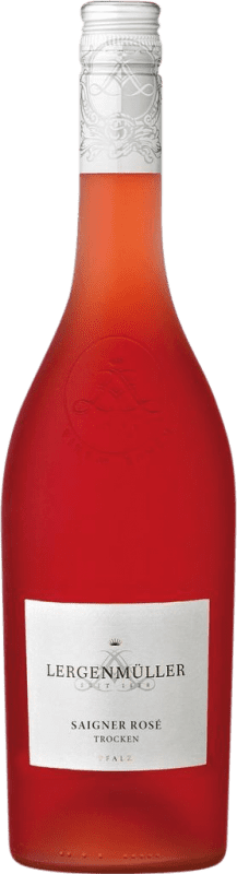 10,95 € Бесплатная доставка | Розовое вино Lergenmüller Saigner Trocken — Сухое Rosé — Розе Q.b.A. Pfälz Пфальце Германия Pinot Noir — Пино Нуар Бутылка 75 cl