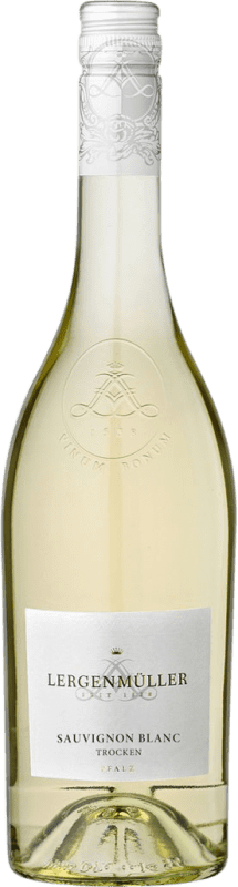 12,95 € Envío gratis | Vino Blanco Lergenmüller Trocken — Seco Q.b.A. Pfälz Pfälz Alemania Sauvignon Botella 75 cl