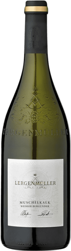 18,95 € 免费送货 | 白酒 Lergenmüller Muschelkalk 干 Q.b.A. Pfälz 普法尔茨 德国 Pinot White 瓶子 75 cl