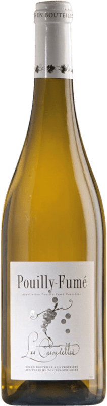 22,95 € Envío gratis | Vino blanco Les Caves de Pouilly sur Loire. Les Cascadelles A.O.C. Pouilly-Fumé Loire Francia Sauvignon Blanca Botella 75 cl