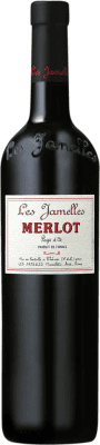 9,95 € Free Shipping | Red wine Les Jamelles I.G.P. Vin de Pays d'Oc France Merlot Bottle 75 cl