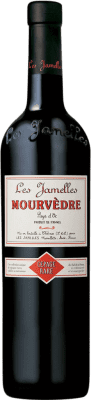 10,95 € Бесплатная доставка | Красное вино Les Jamelles I.G.P. Vin de Pays Languedoc Лангедок-Руссильон Франция Mourvèdre бутылка 75 cl