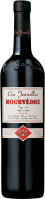 10,95 € Envio grátis | Vinho Tinto Les Jamelles I.G.P. Vin de Pays Languedoc Languedoque-Rossilhão França Mourvèdre 75 cl