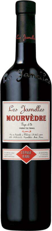 10,95 € Envio grátis | Vinho tinto Les Jamelles I.G.P. Vin de Pays d'Oc França Mourvèdre Garrafa 75 cl