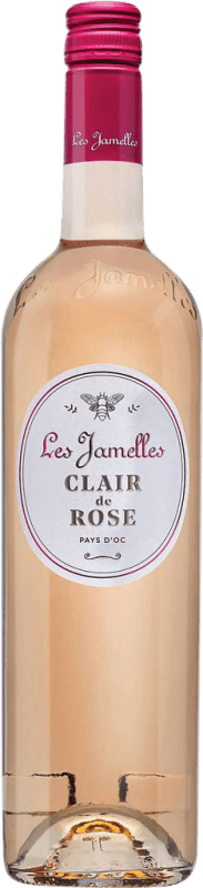 8,95 € 免费送货 | 玫瑰酒 Les Jamelles Clair de Rose 法国 Grenache, Cinsault 瓶子 75 cl