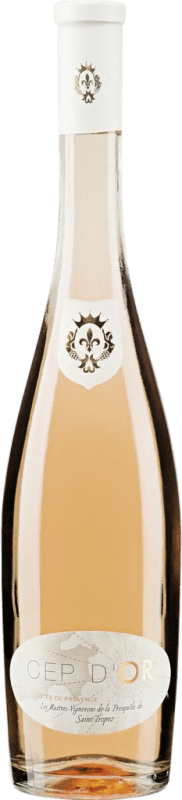 14,95 € Envío gratis | Vino rosado Les Maîtres Cep d'Or Rosé A.O.C. Côtes de Provence Provence Francia Garnacha, Cinsault Botella 75 cl
