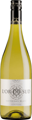 8,95 € Бесплатная доставка | Белое вино Les Vignobles Foncalieu I.G.P. Vin de Pays d'Oc Бордо Франция Sauvignon White бутылка 75 cl