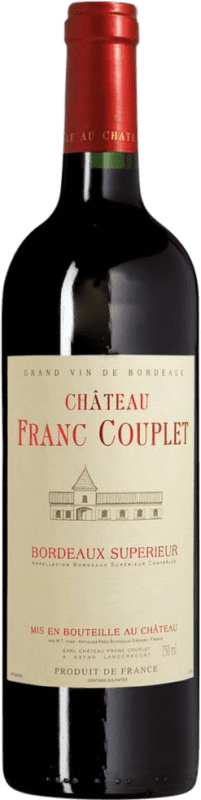 13,95 € 送料無料 | 赤ワイン Les Vins de Saint Saturnin Château Franc Couplet 上級 A.O.C. Bordeaux ボルドー フランス Merlot — メルロー, Cabernet Sauvignon — カベルネ・ソーヴィニヨン, Cabernet Franc — カベルネ・フラン 75 cl