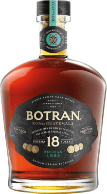 65,95 € Envio grátis | Rum Licorera Quezalteca Botran 1893 Solera Quetzaltenango Guatemala 18 Anos 70 cl