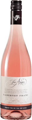 7,95 € 免费送货 | 玫瑰酒 Loire Proprietés Les Anges Rosé I.G.P. Val de Loire 卢瓦尔河 法国 Cabernet Franc 瓶子 75 cl