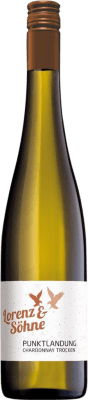 7,95 € Бесплатная доставка | Белое вино Lorenz & Söhne Punktlandung сухой Q.b.A. Nahe Nahe Германия Chardonnay бутылка 75 cl