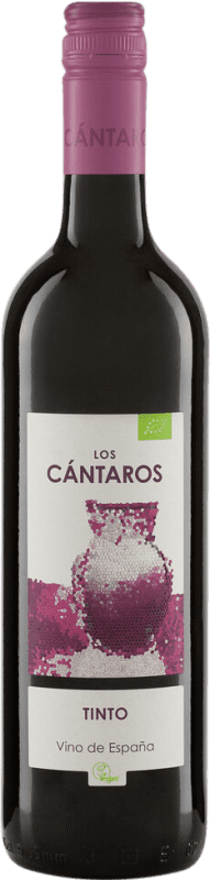 5,95 € 免费送货 | 红葡萄酒 Los Cántaros 卡斯蒂利亚 - 拉曼恰 西班牙 Tempranillo — 丹魄, Cencibel — 森西贝尔 Eco — 生态 有机 天然 75 cl