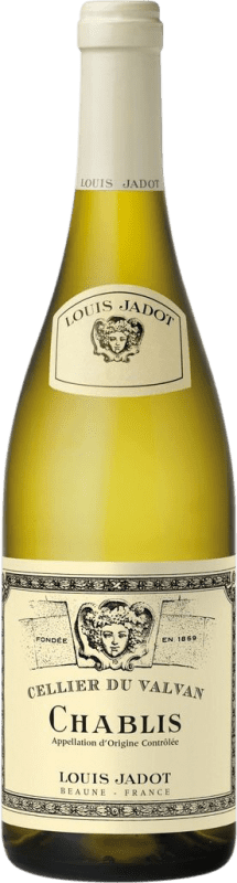 33,95 € 免费送货 | 白酒 Louis Jadot Cellier du Valvan A.O.C. Chablis 勃艮第 法国 Chardonnay 瓶子 75 cl