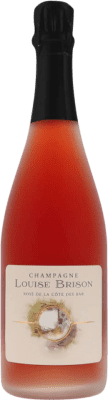 56,95 € Spedizione Gratuita | Spumante Rosato Louise Brison Côte des Bar Brut Nature Rosé — Rosato A.O.C. Champagne champagne Francia Pinot Nero 75 cl